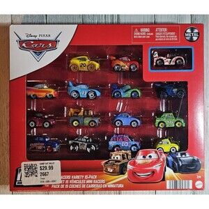Disney Pixar Cars Mini Racers Variety  15 Pack  Exclusive SHU TODOROKI Metal NEW